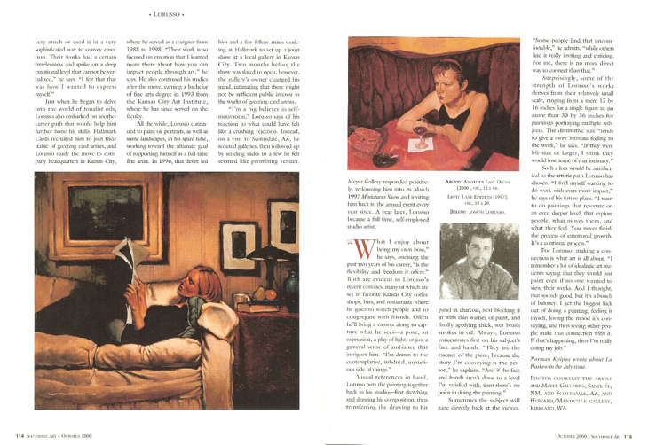 Joseph Lorusso: Southwest Art Magazine